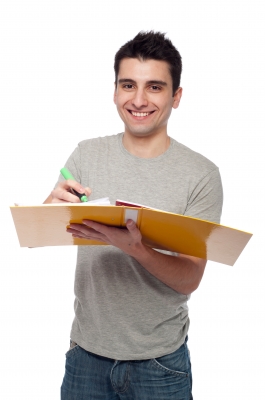 Young Man with Books