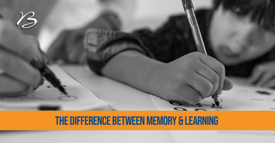 What is the difference between memory and learning? | Back to Basics ...