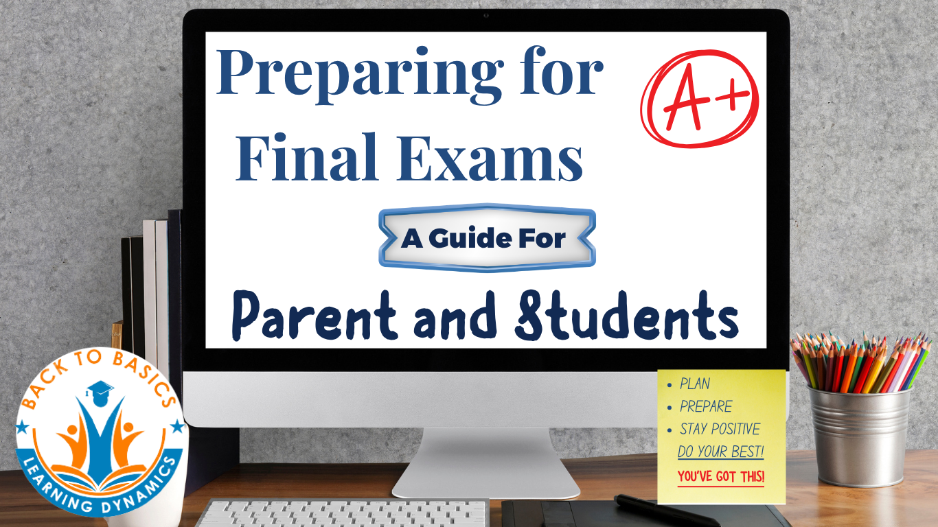 Plan, prepare, and stay positive when preparing for final exams